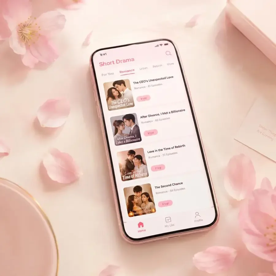 51短剧首页 APP 界面预览